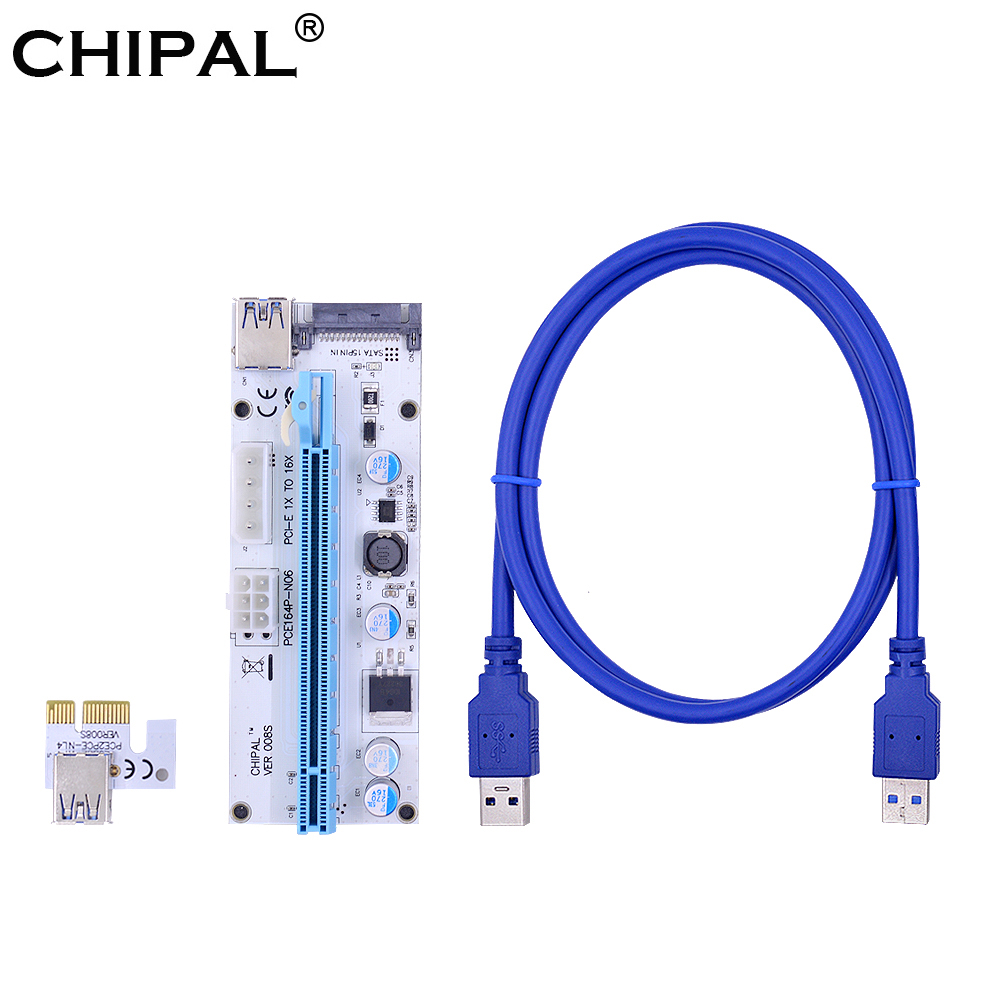 CHIPAL VER008S PCI-E 1X  16X Extender PCIE ..
